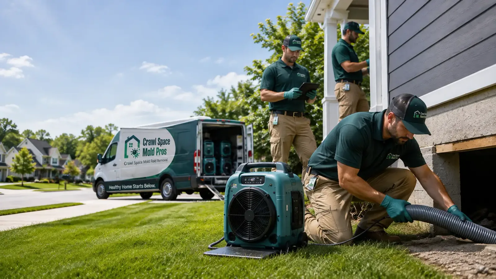 Crawl Space Mold Removal in Osage, MN